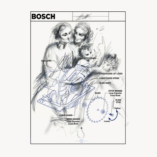 BOSCH 2 - Power Tool Series (After Da Vinci - The Virgin and Child) art for sale