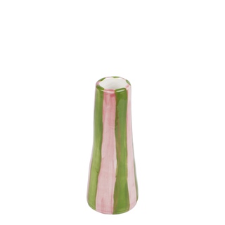 Rhea Kalo, Lime on Pink Stripes Vase