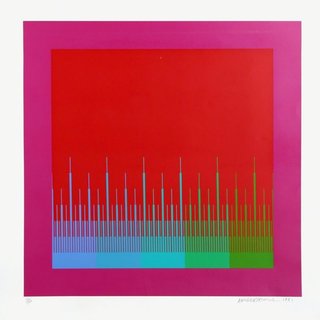 Richard Anuszkiewicz, Soft Satellite Red