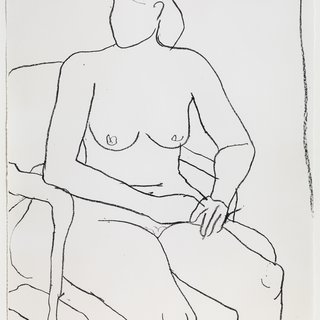 Seated Nude art for sale