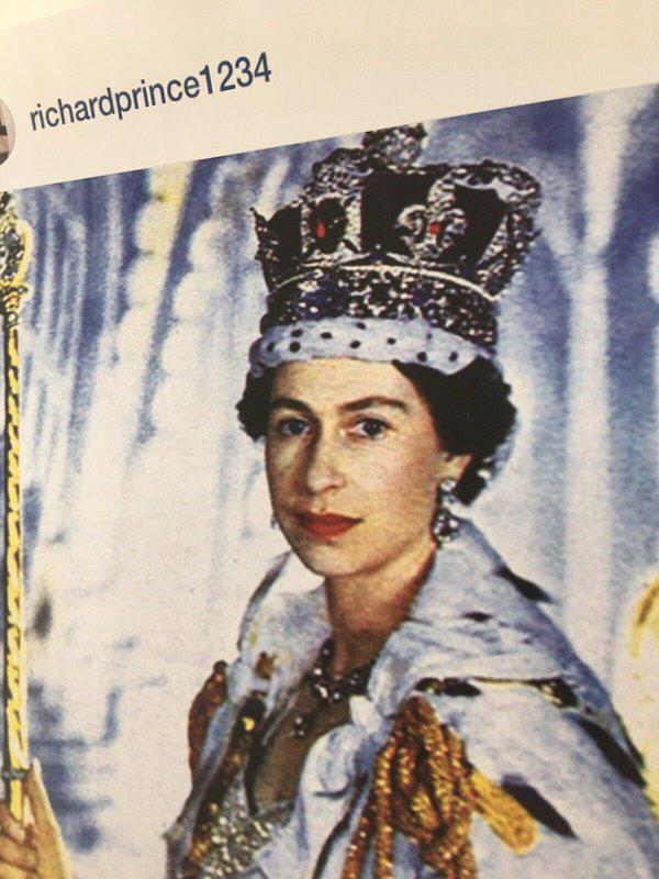 view:37552 - Richard Prince, Instagram New Portraits - Queen Elizabeth II - 