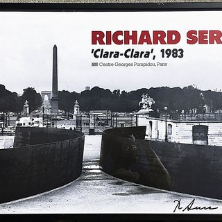 Richard Serra, Clara, Clara (Hand Signed)
