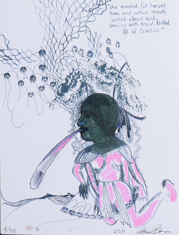 exhibition - Rina Banerjee [enhanced drawing]