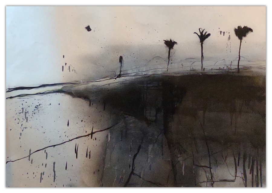 Robert Baribeau - The Palms #9, Work on Paper