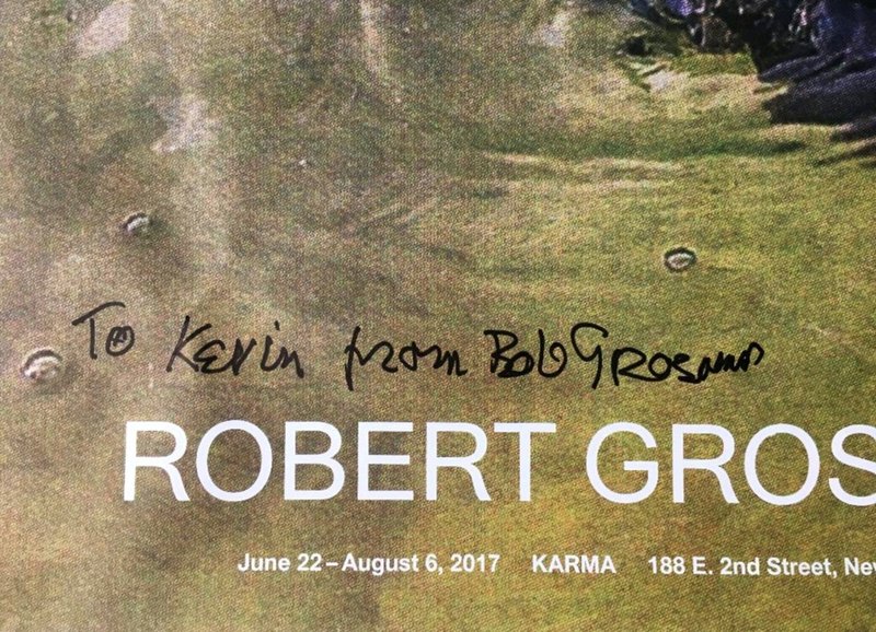 view:23348 - Robert Grosvenor, Robert Grosvenor at Karma Books (Hand signed and inscribed) - 