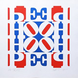 Robert Indiana, HOPE Wall (Red, White, and Blue)