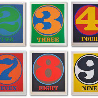 NUMBERS Folio - 10 (ten) Loose Silkscreen Prints accompanied by Poems art for sale
