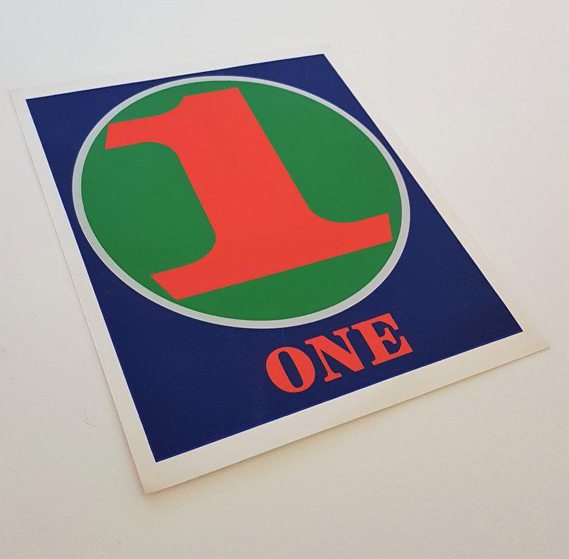 view:52794 - Robert Indiana, NUMBERS Folio - 10 (ten) Loose Silkscreen Prints accompanied by Poems - 