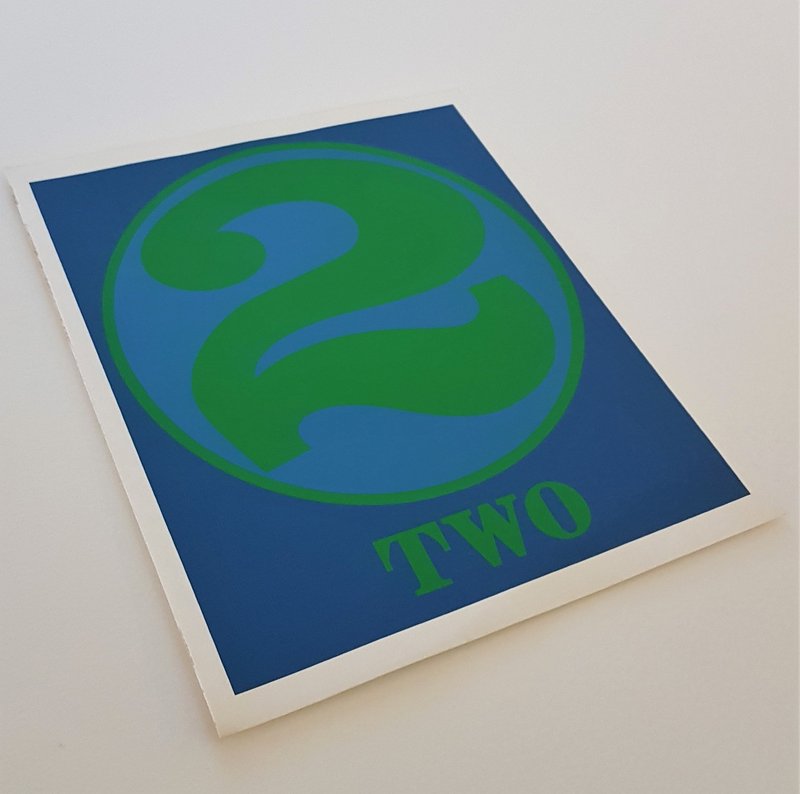 view:27170 - Robert Indiana, NUMBERS Folio - 10 (ten) Loose Silkscreen Prints accompanied by Poems - 