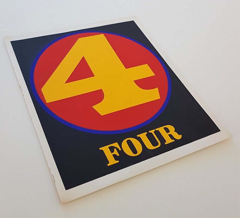 view:27171 - Robert Indiana, NUMBERS Folio - 10 (ten) Loose Silkscreen Prints accompanied by Poems - 