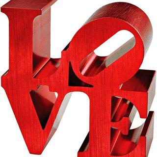 Robert Indiana, LOVE (Limited Edition Artist Authorized, with Incised Indianapolis Museum of Art & Morgan Foundation Stamp and Artist Copyright)