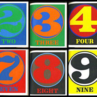 Numbers: Limited Edition Portfolio of 10 Silkscreens (Sheehan 46-55) art for sale