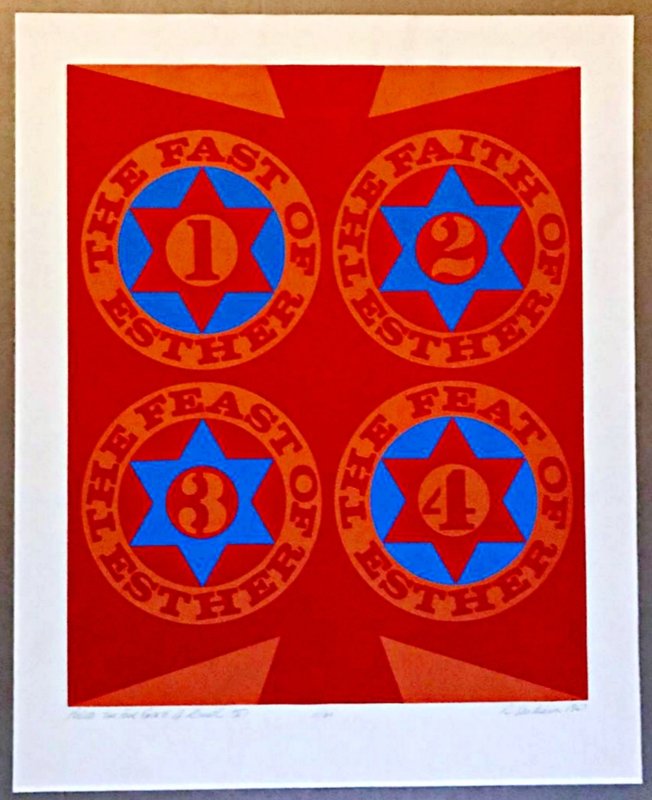 view:34861 - Robert Indiana, Purim: The Four Facets of Esther (II) [Sheehan, 36] - 