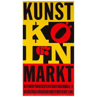 Kunst Markt Köln Exhibition Poster art for sale