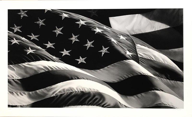 Untitled (Flag), 2013 by Robert Longo