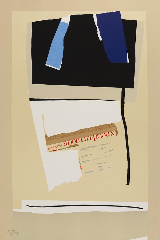 view:83404 - Robert Motherwell, America La France Variations VI - 