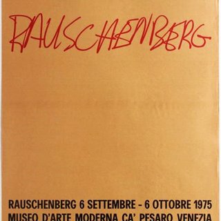 Robert Rauschenberg, Museo D'Arte Moderna, Ca' Pesaro Venezia