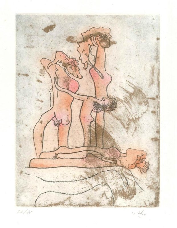 exhibition - Untitled Plate 8 from Paroles Peintes Suite