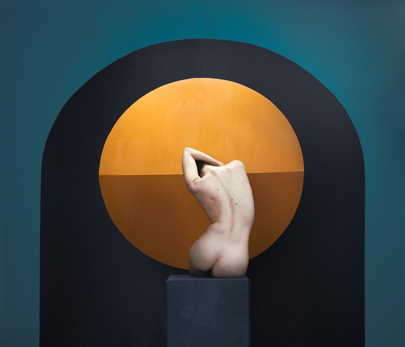 exhibition - Golden Yellow/ Cerulian Blue