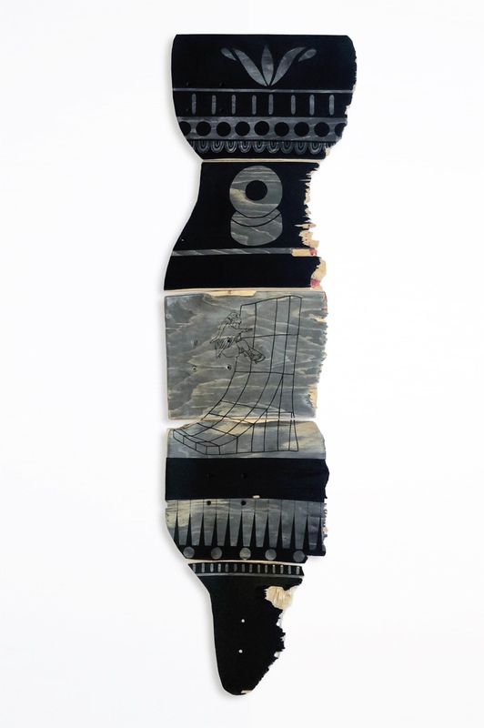 Skating the quarter amphora skateboard