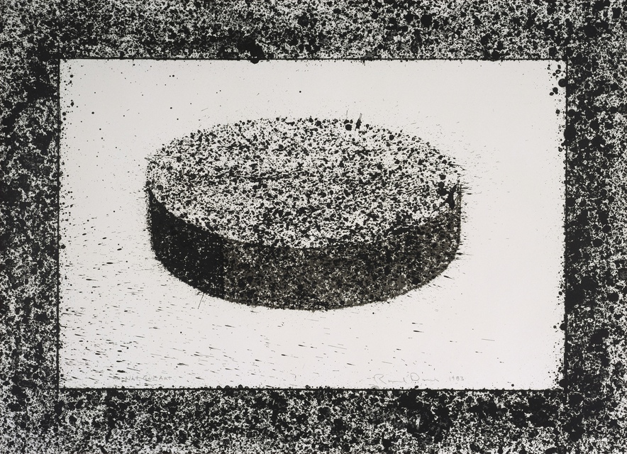 Ronald Davis - Black Disc, Print