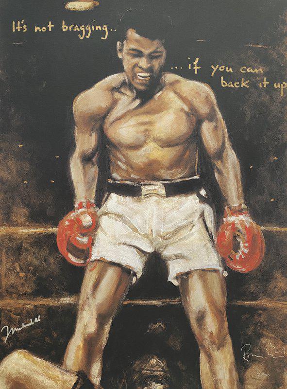 by ronnie-wood - Muhammad Ali