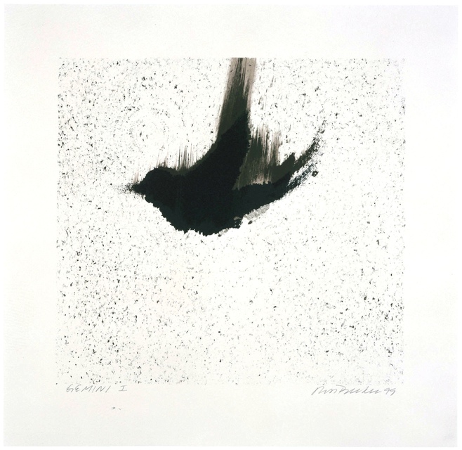 Ross Bleckner - Single Bird, Print