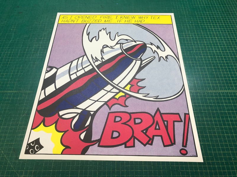 view:87624 - Roy Lichtenstein, As I Opened Fire (Panel 1 of 3) - 