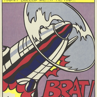 Roy Lichtenstein, As I Opened Fire (Panel 1 of 3)