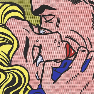 Roy Lichtenstein, The Kiss V