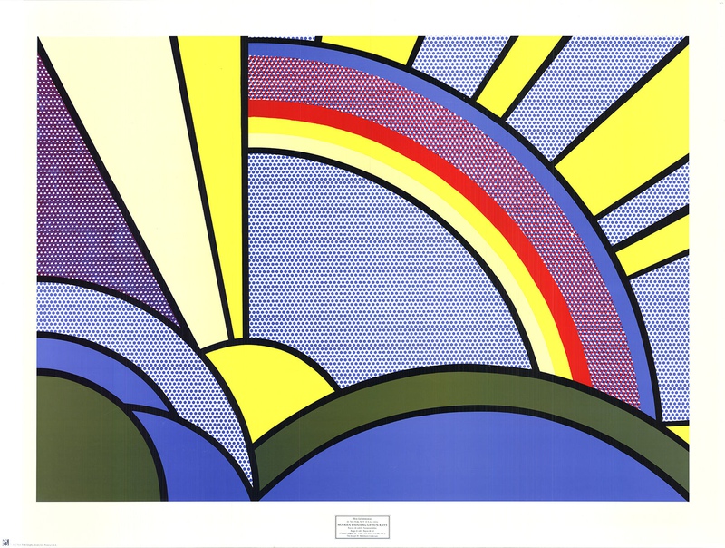 exhibition - Modern Painting of Sun Rays