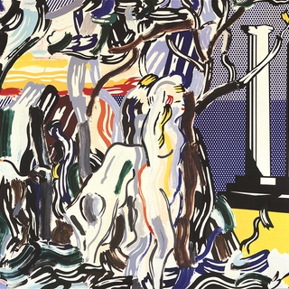 Roy Lichtenstein, Forest Scene with Figurines