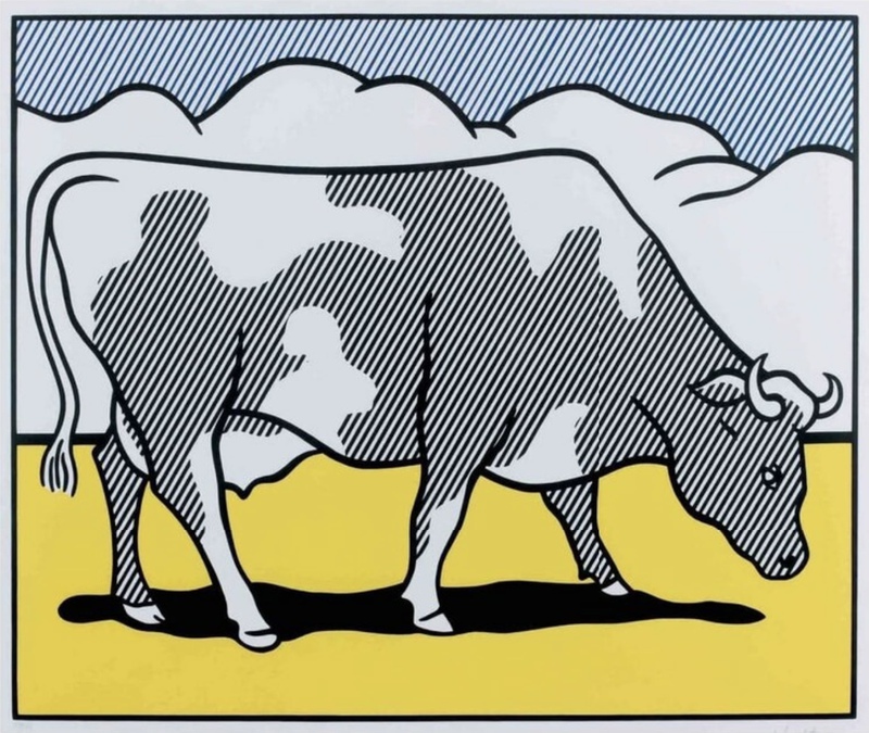 view:78559 - Roy Lichtenstein, Cow Going Abstract - 