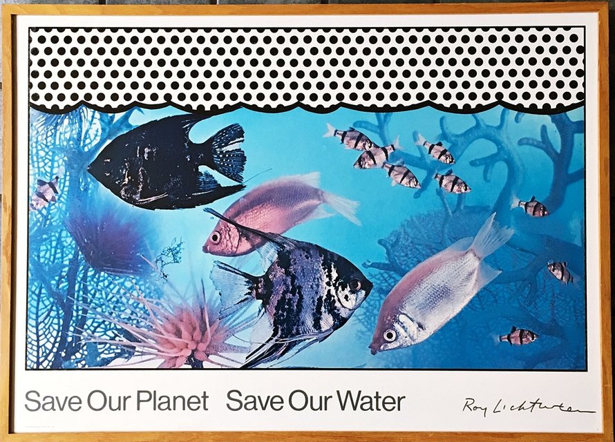 Roy Lichtenstein Save Our Planet Save Our Water For Sale Artspace