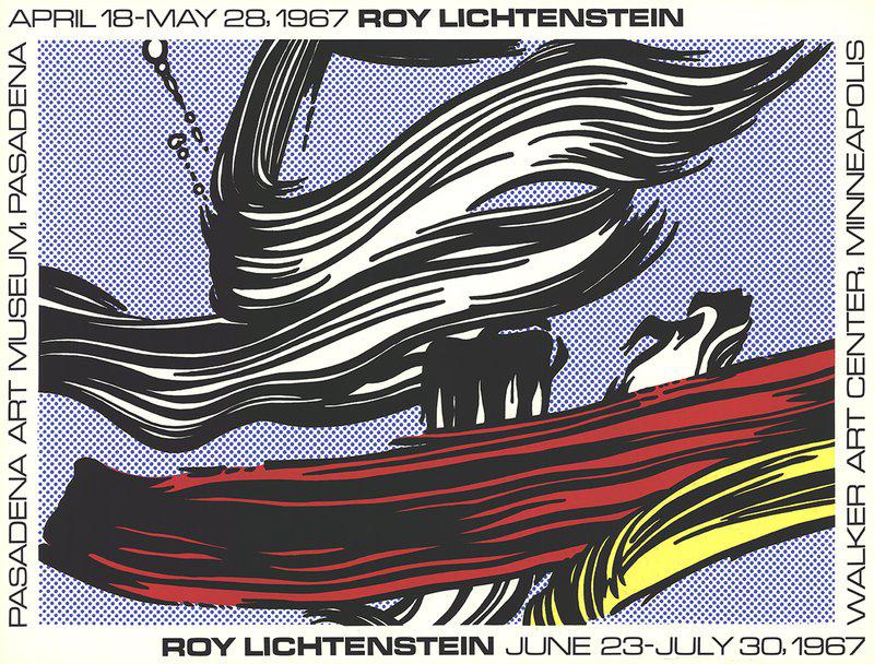Roy Lichtenstein - Brushstrokes at Pasadena Art Museum for Sale | Artspace