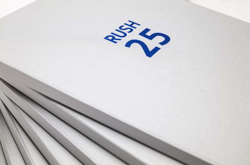 view:75183 - RUSH ARTS 25TH ANNIVERSARY PRINT PORTFOLIO, RUSH ARTS 25TH ANNIVERSARY PRINT PORTFOLIO - 
