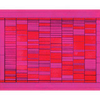 Generator (pink grids) 1 art for sale