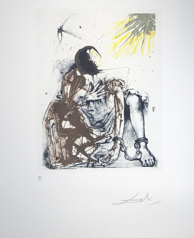 Salvador Dali Segismundo Encadenado For Sale Artspace