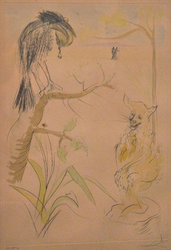 Salvador Dali Le Bestiaire De La Fontaine Dalinise For Sale