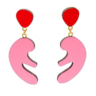 Sarah Carroll Kelly, Matisse Earrings in Pink