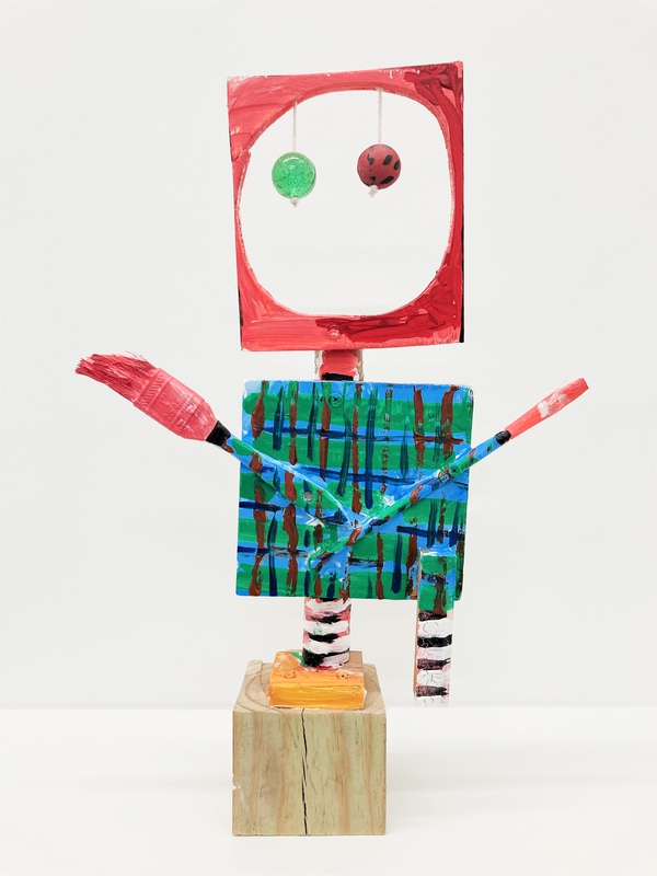 exhibition - Figure with Dangling Eyes