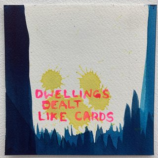 Untitled - Dwellings Dealt Like Cards art for sale