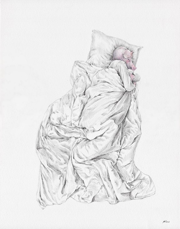 Seunghwui Koo - Good Night, Drawing for Sale | Artspace