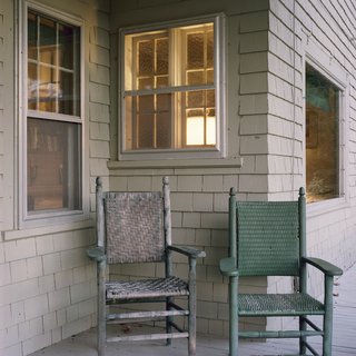 Porch Chairs side by side art for sale