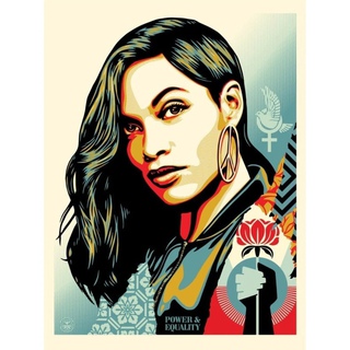 Shepard Fairey, Power and Equality - Flower