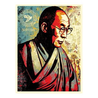 Shepard Fairey, Dalai Lama - Compassion