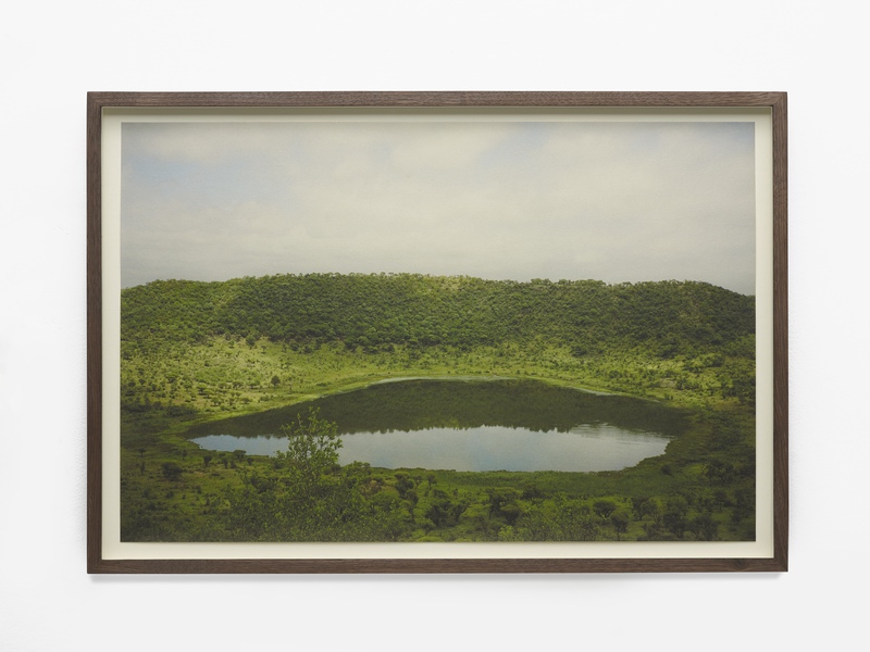 Viewpoint at Tswaing; 1.13 km from opposite side of crater rim