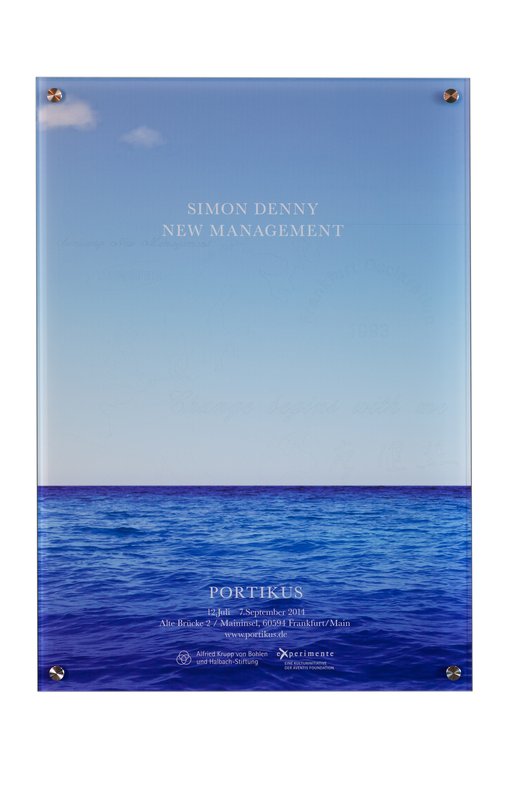 by simon_denny - New Management Memorial Plaque