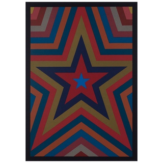 Sol LeWitt, Five Pointed Star with Color Bands