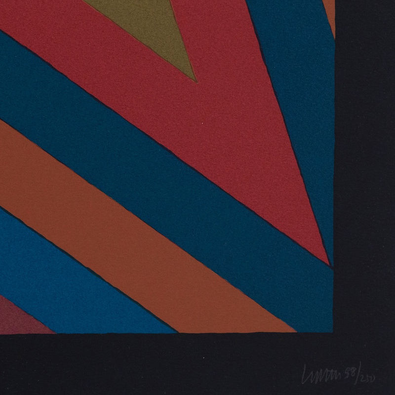 view:78645 - Sol LeWitt, Five Pointed Star with Color Bands - 